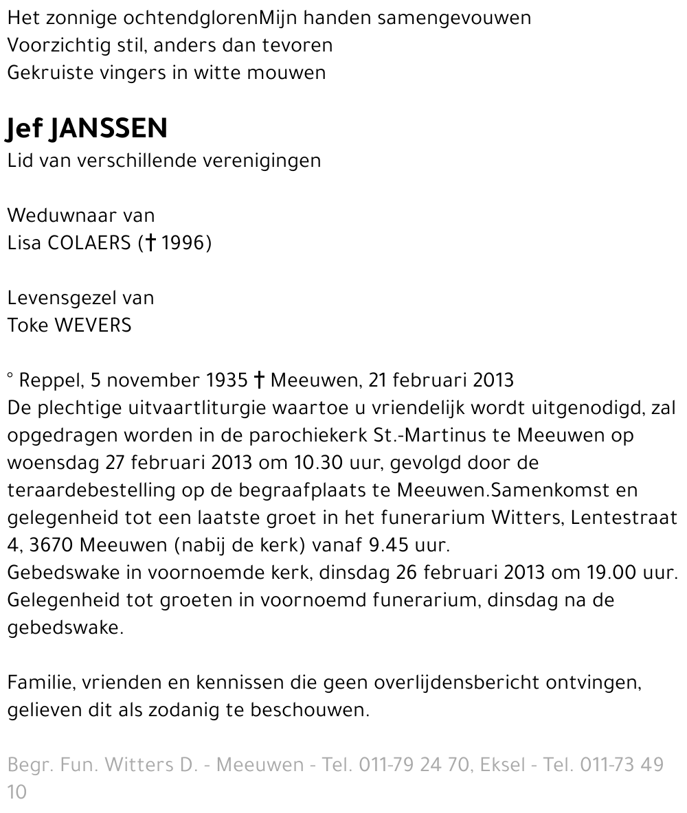 Jef Janssen