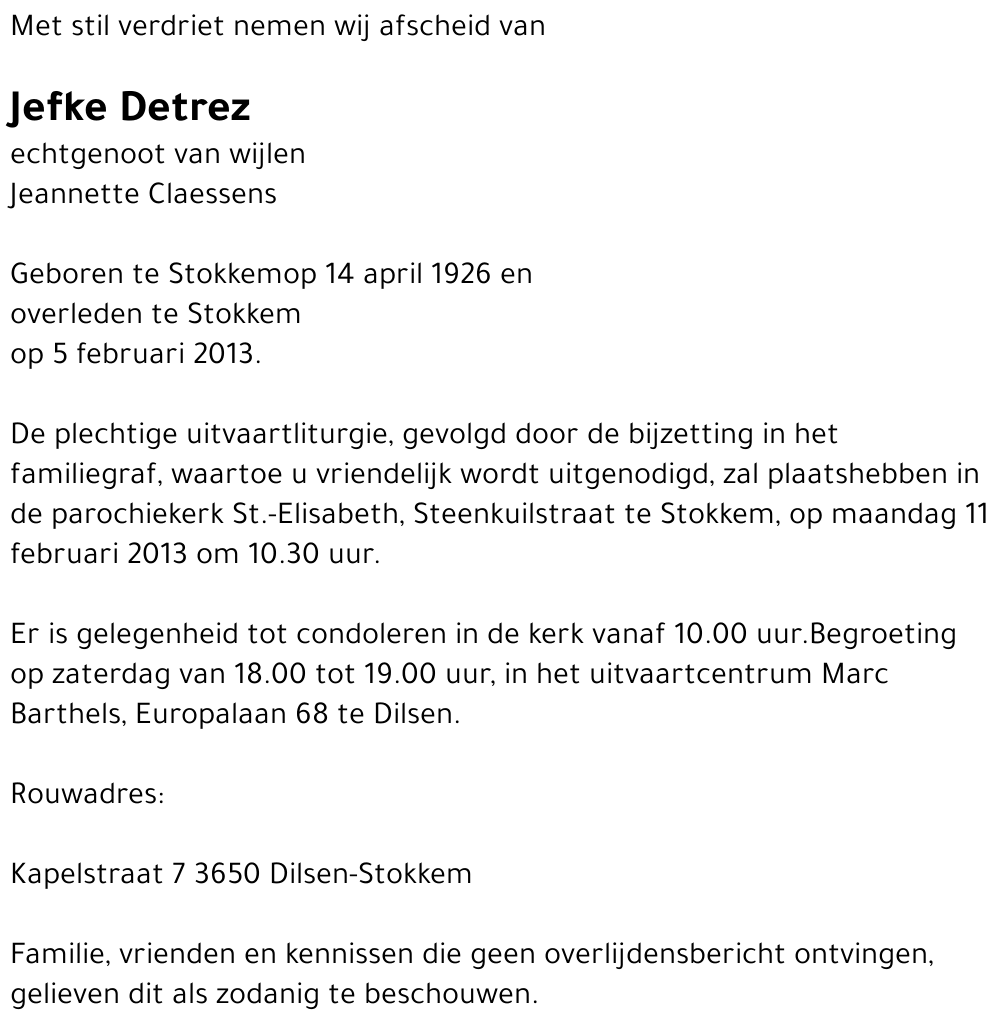 Jefke Detrez