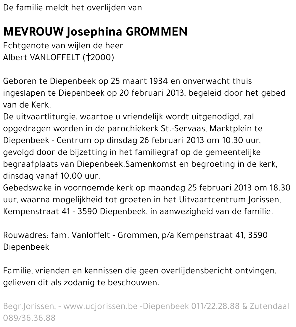 Josephina Grommen