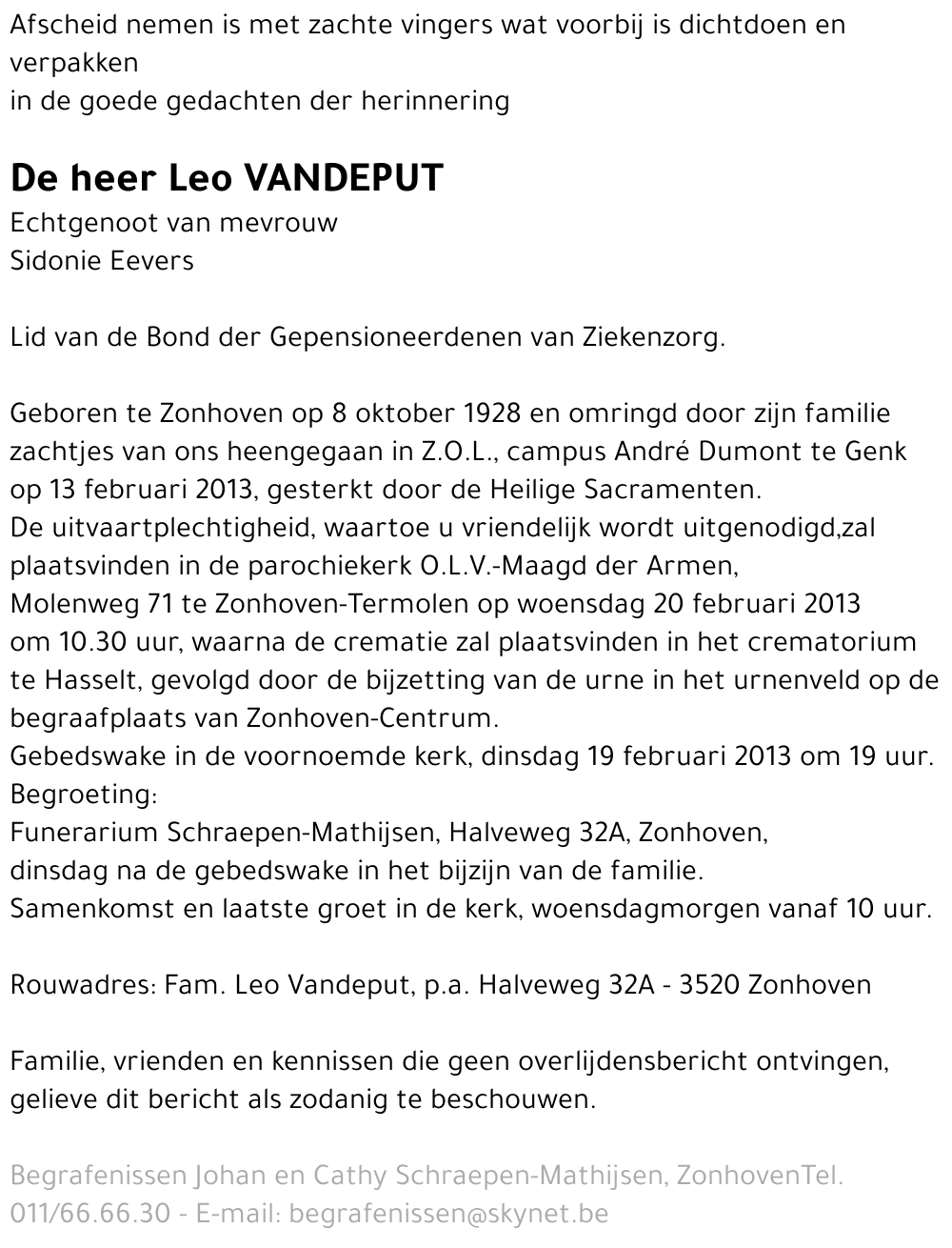 Leo Vandeput