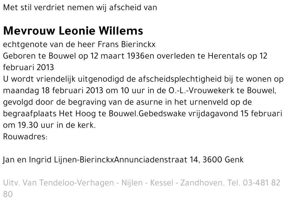 Leonie Willems