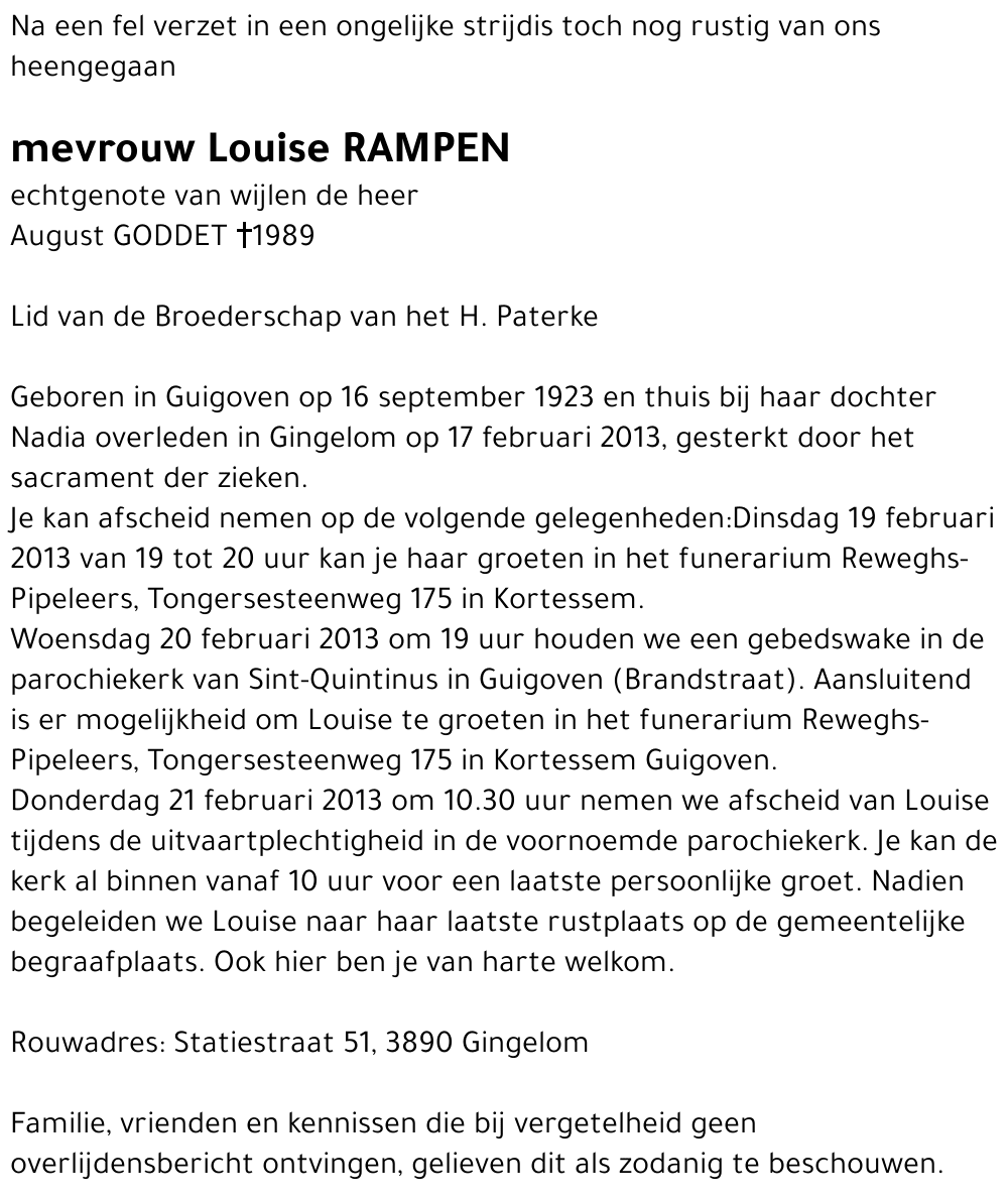 Louise Rampen