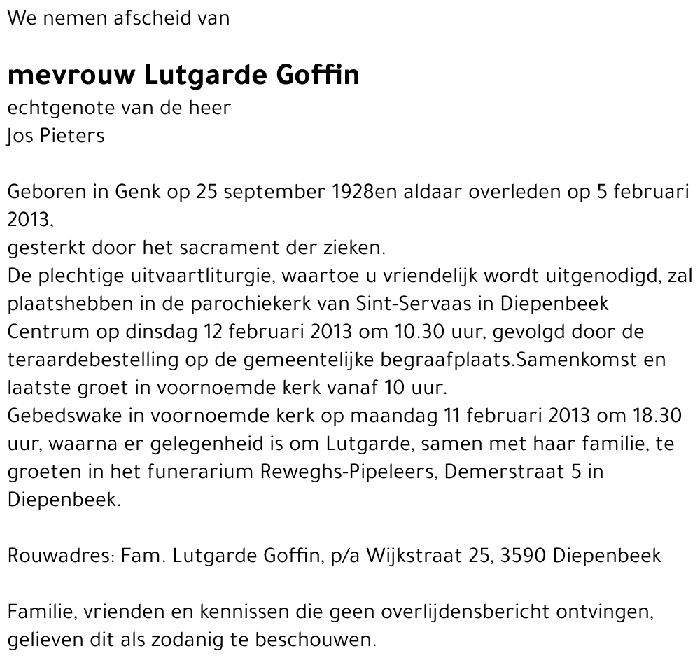 Lutgarde Goffin
