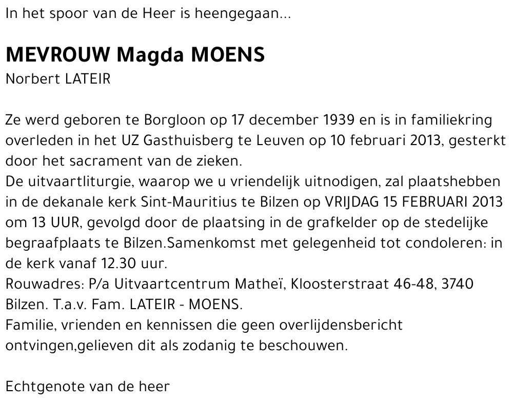 Magda MOENS