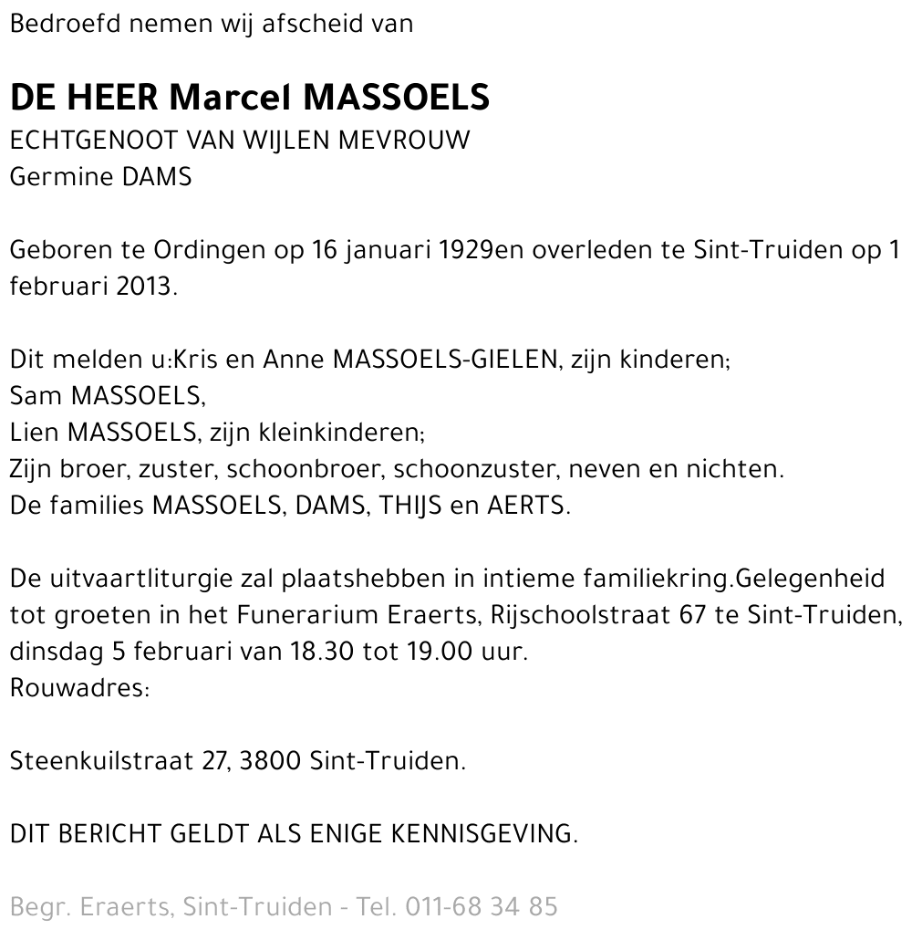 Marcel Massoels