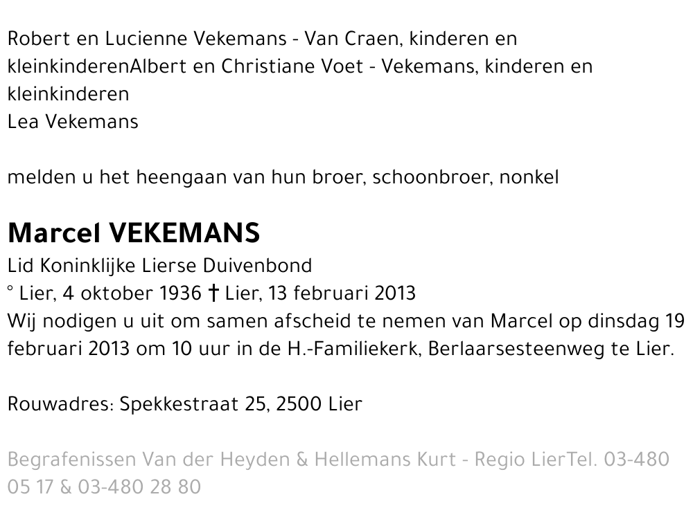 Marcel Vekemans