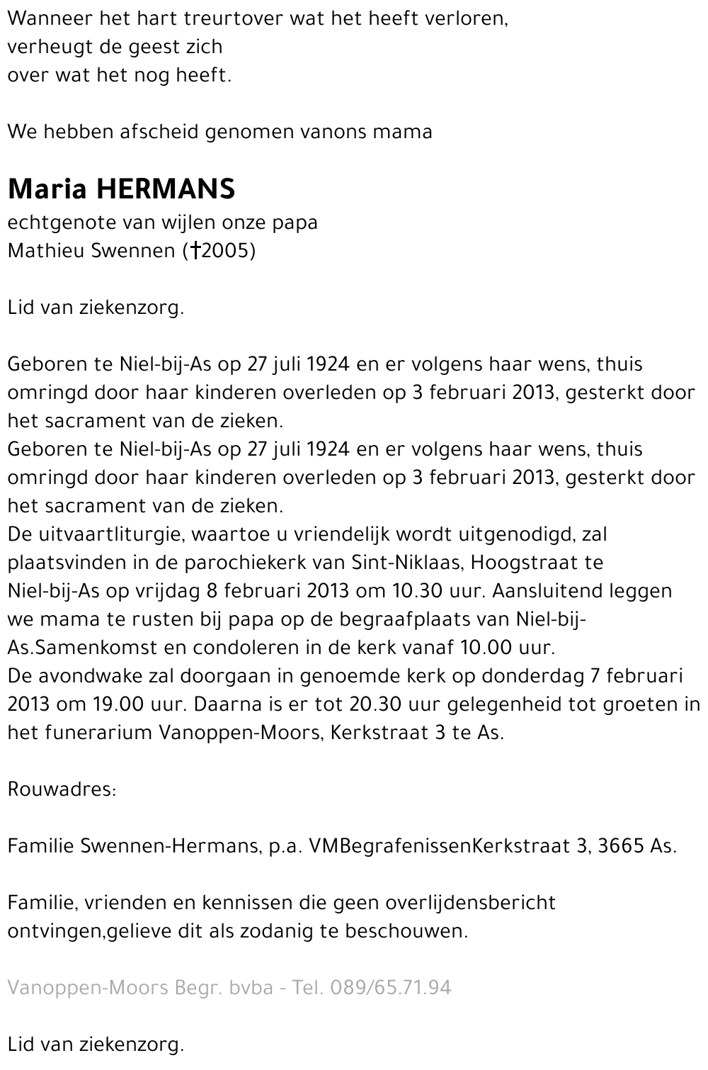 Maria Hermans