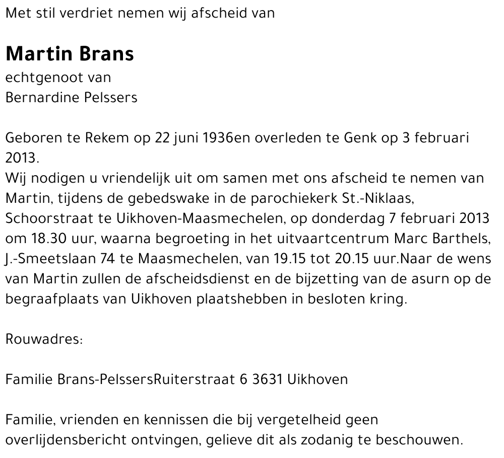Martin Brans