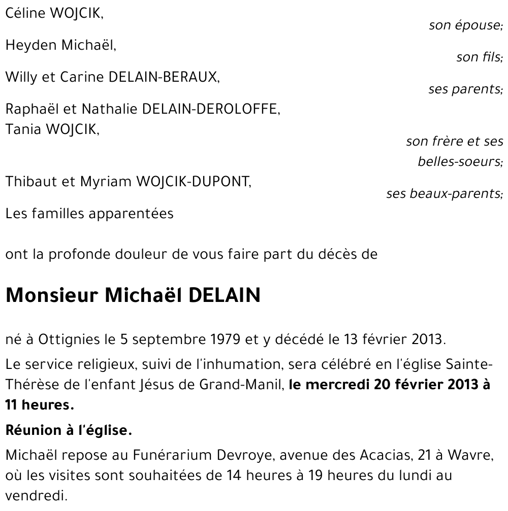 Michaël DELAIN