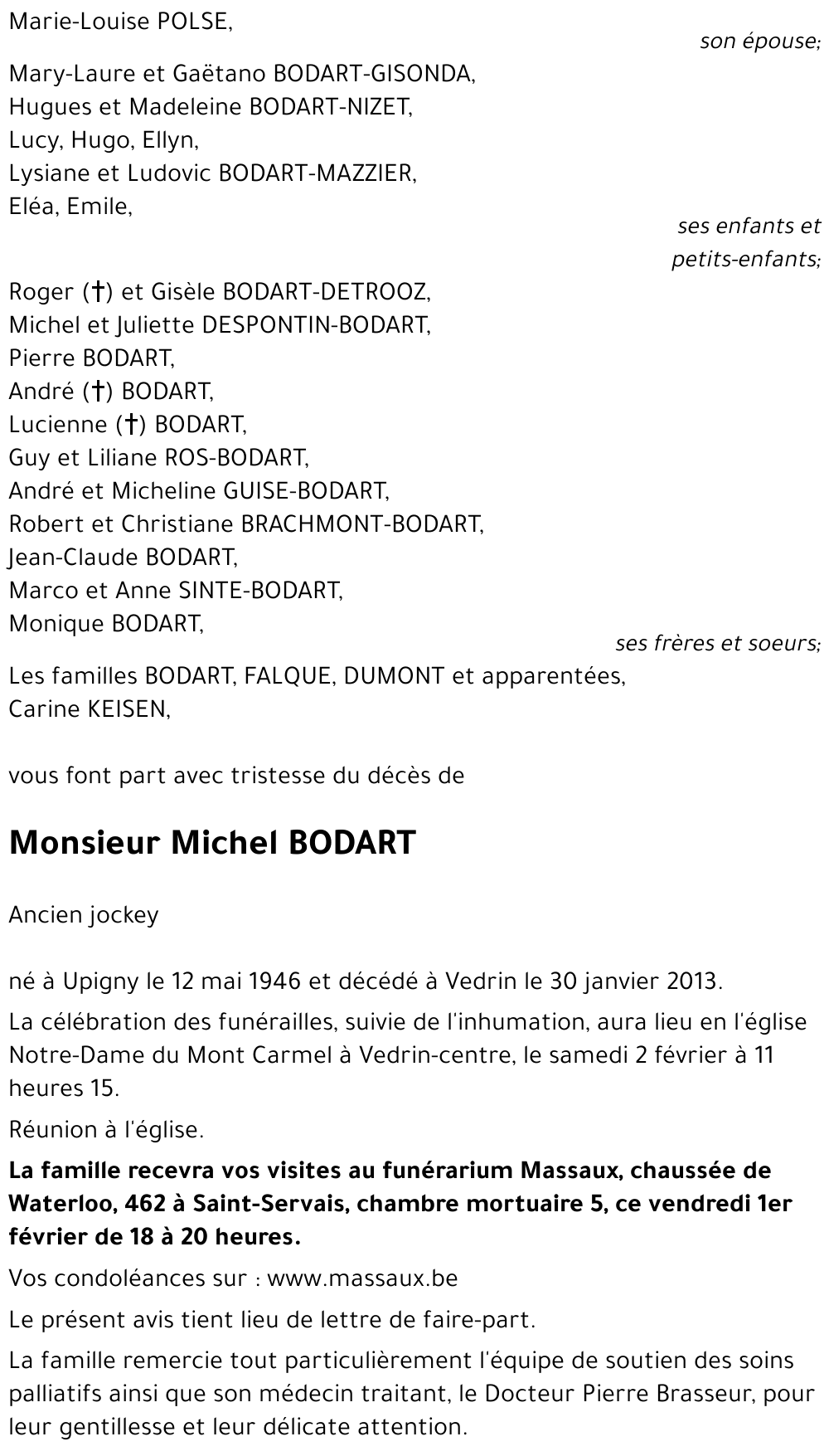 Michel BODART
