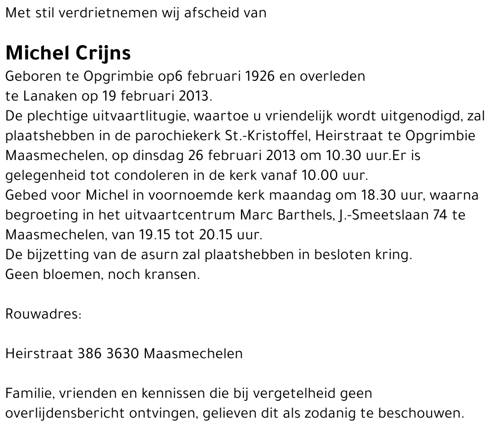 Michel Crijns