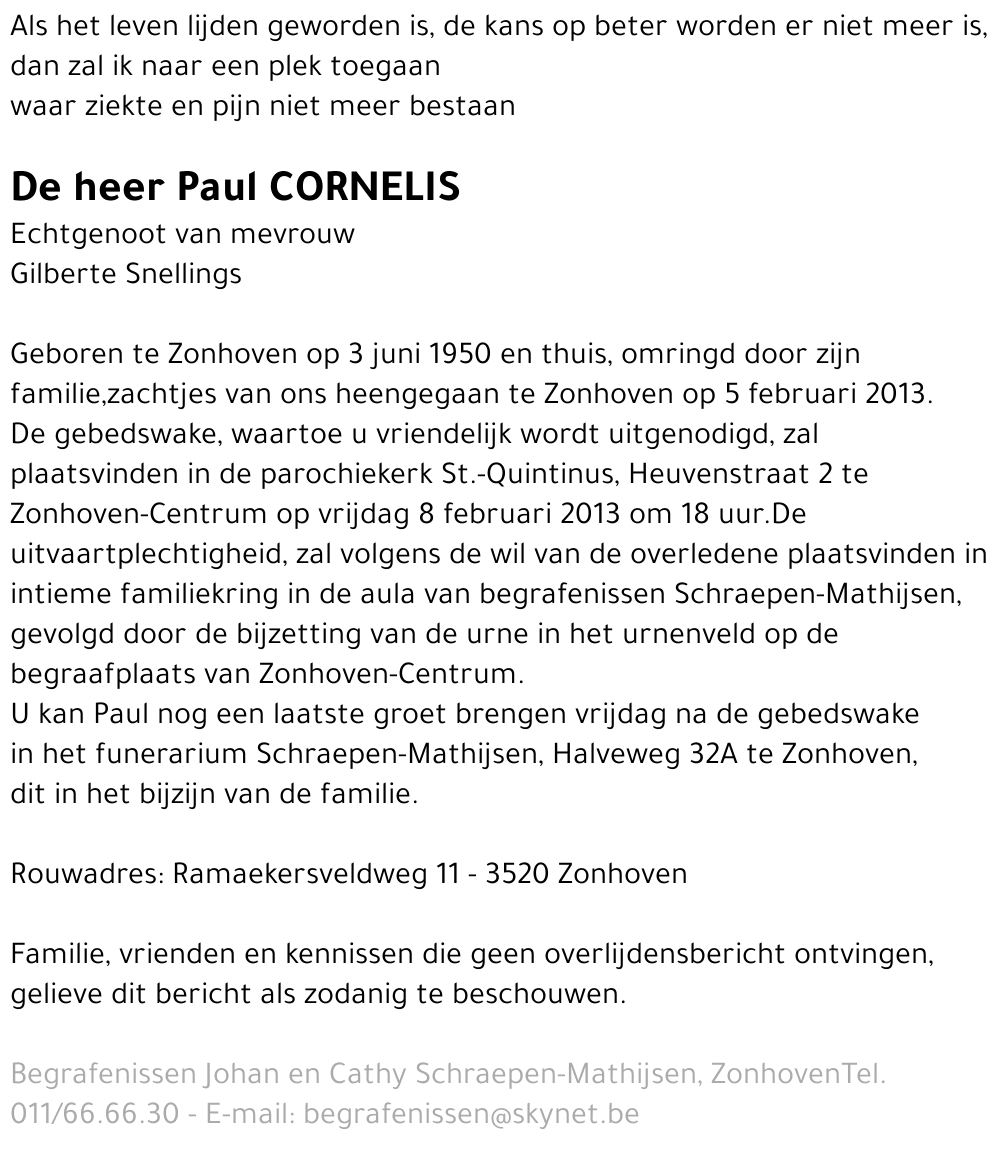 Paul Cornelis