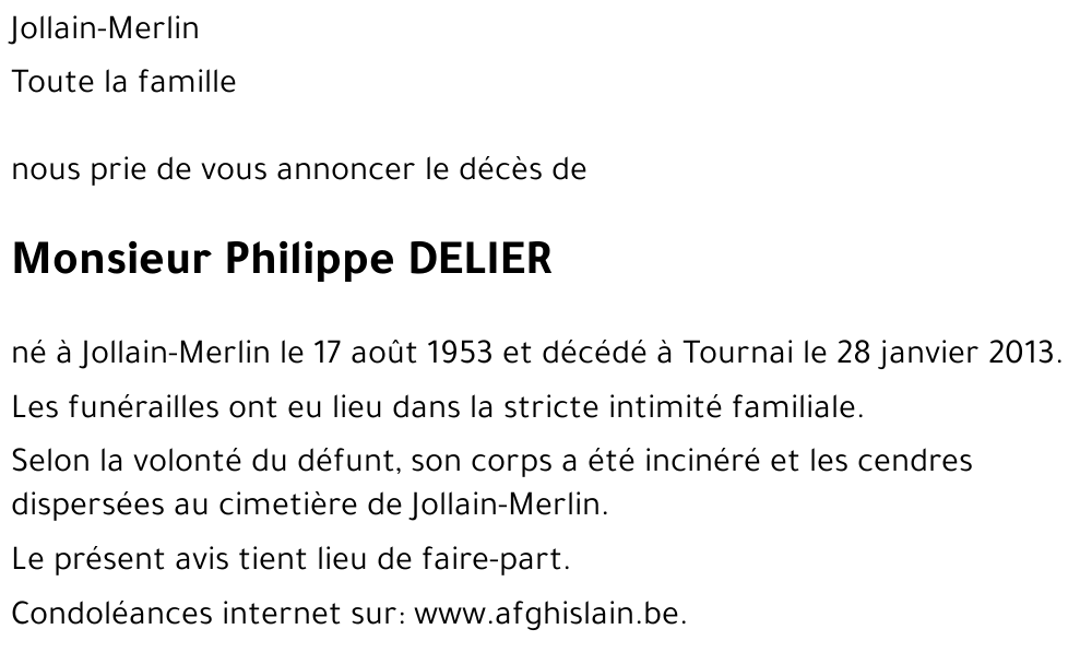 Philippe DELIER