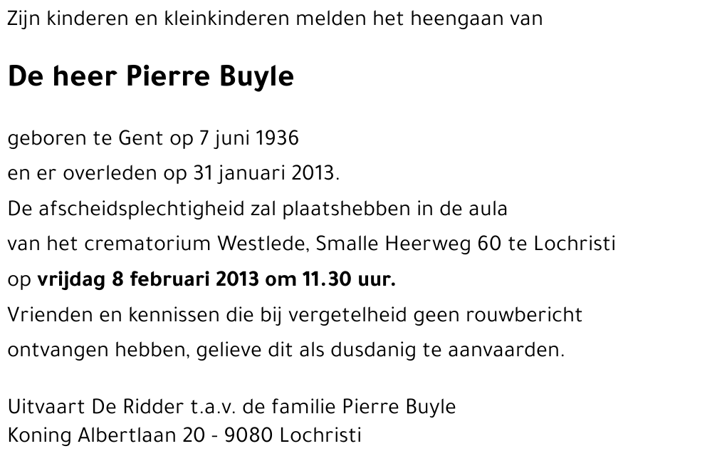 Pierre Buyle