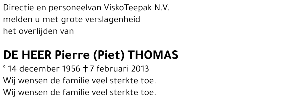 Pierre (Piet) Thomas