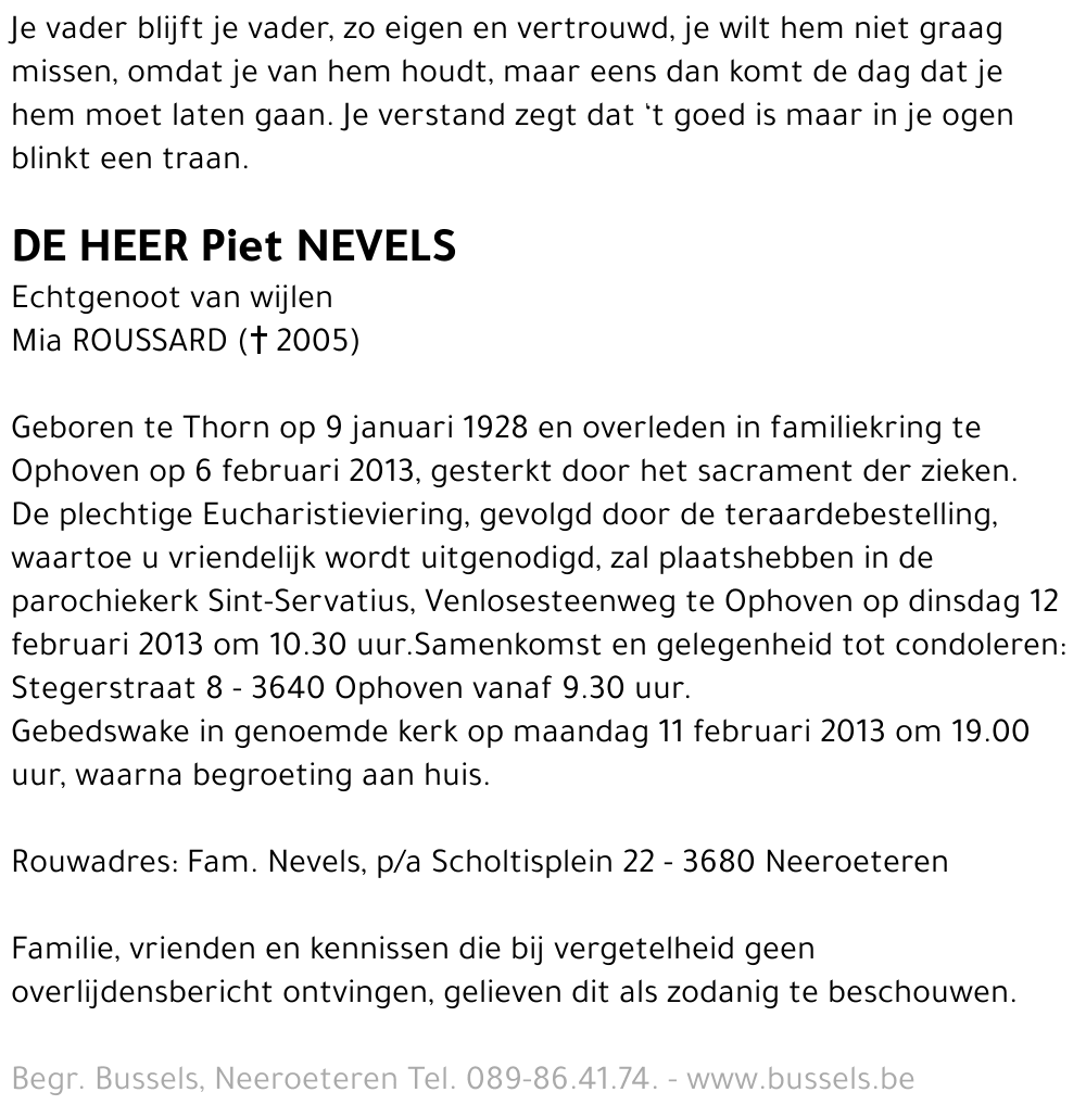 Piet NEVELS