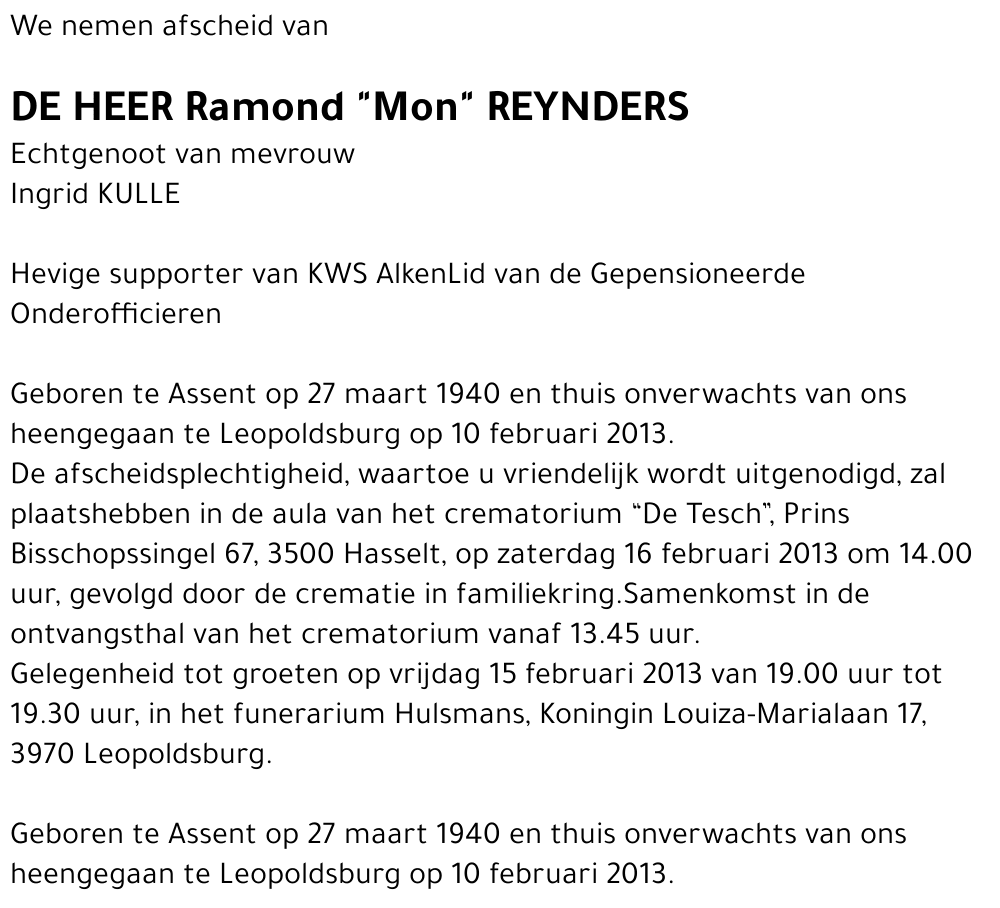 Ramond Reynders