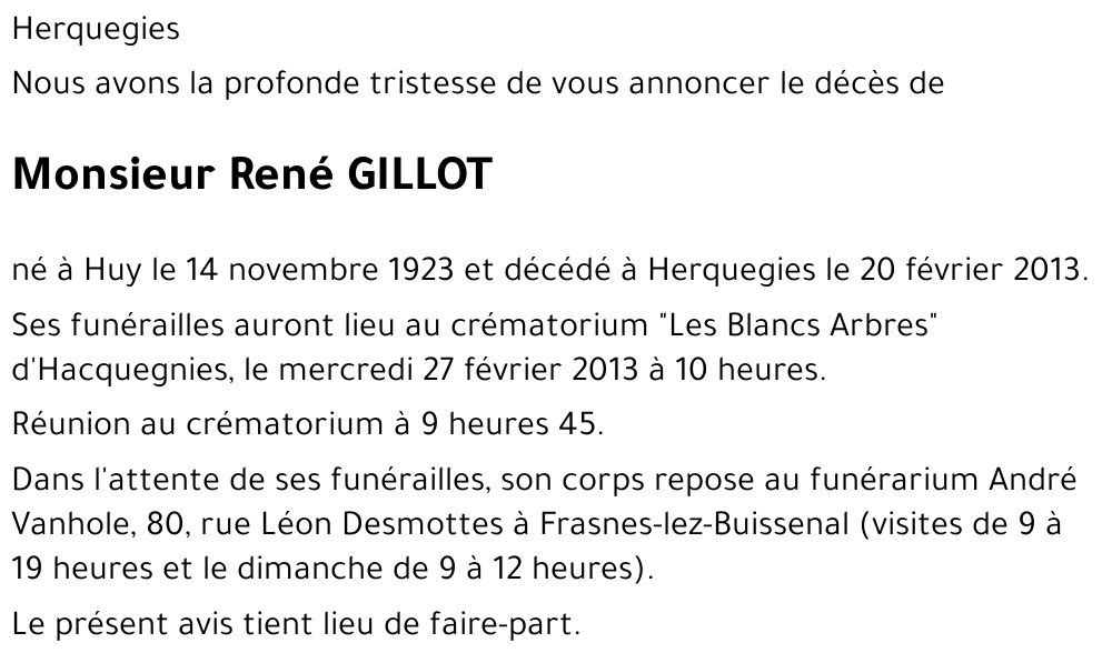 René GILLOT