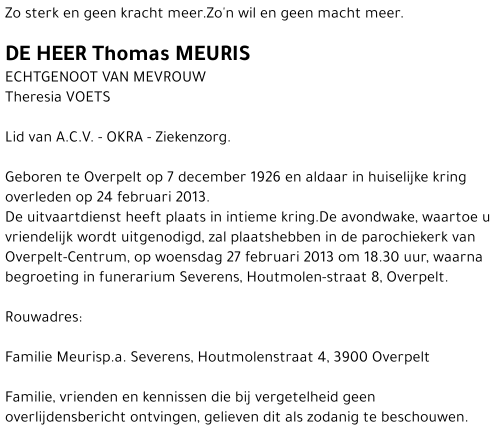 Thomas Meuris