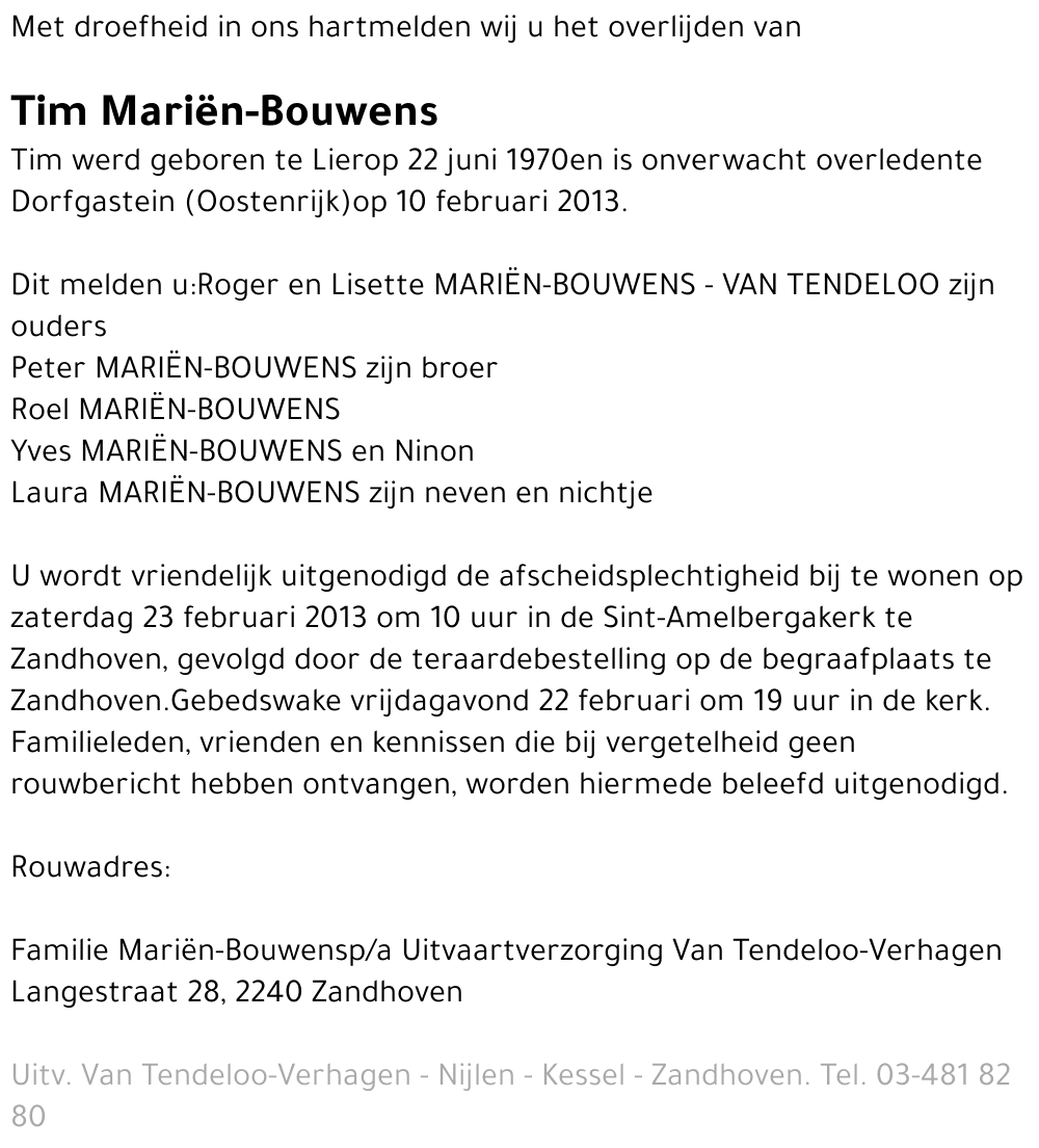 Tim Mariën-Bouwens