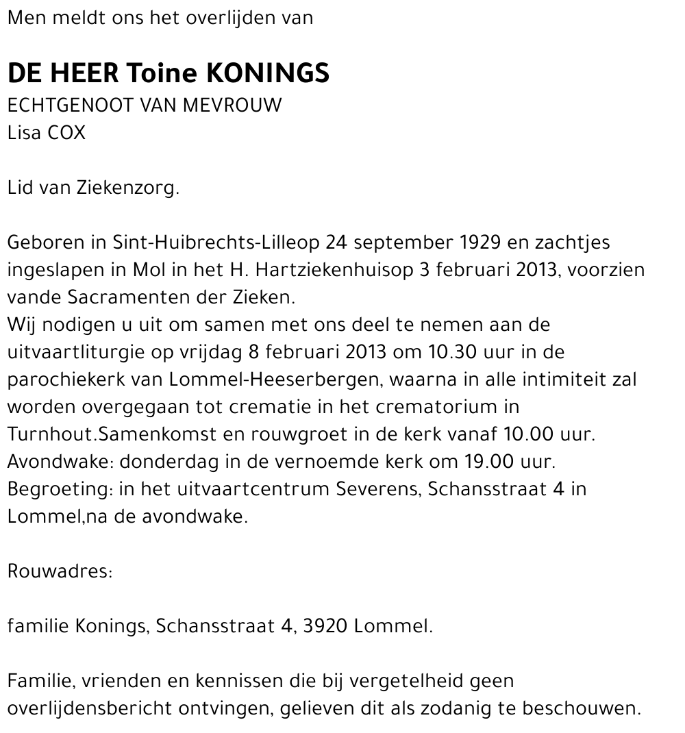 Toine Konings
