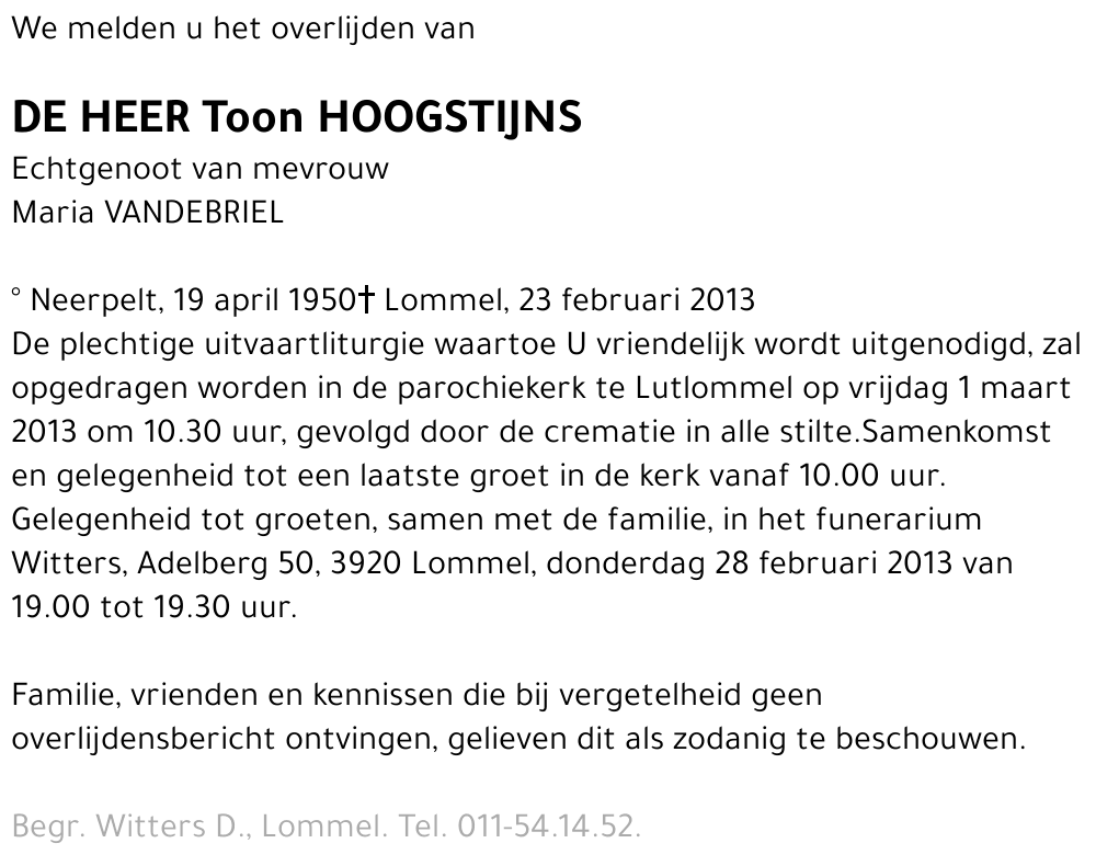 Toon Hoogstijns
