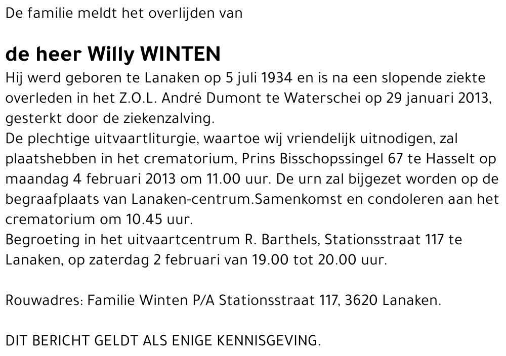 Willy Winten