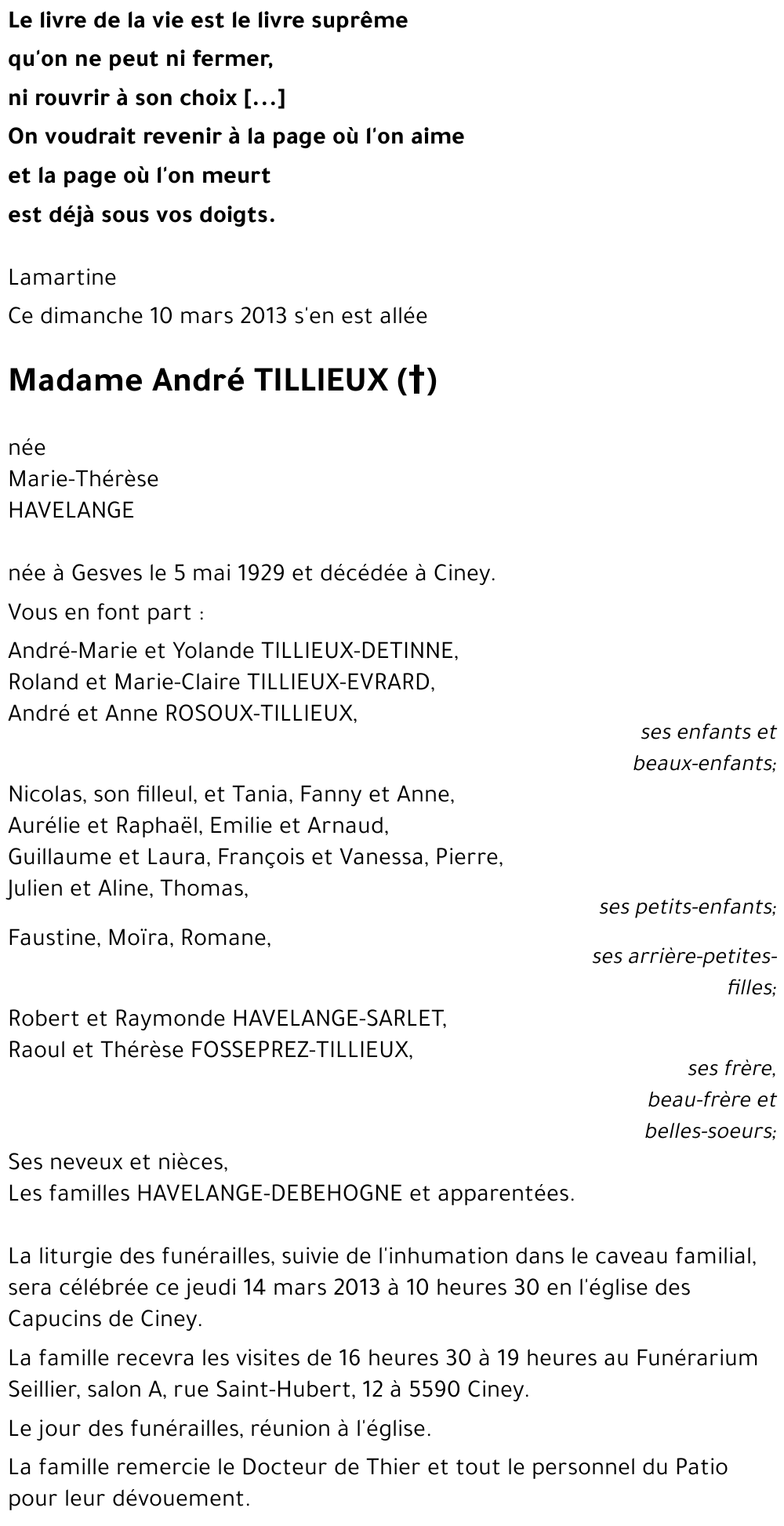 André TILLIEUX ((+))