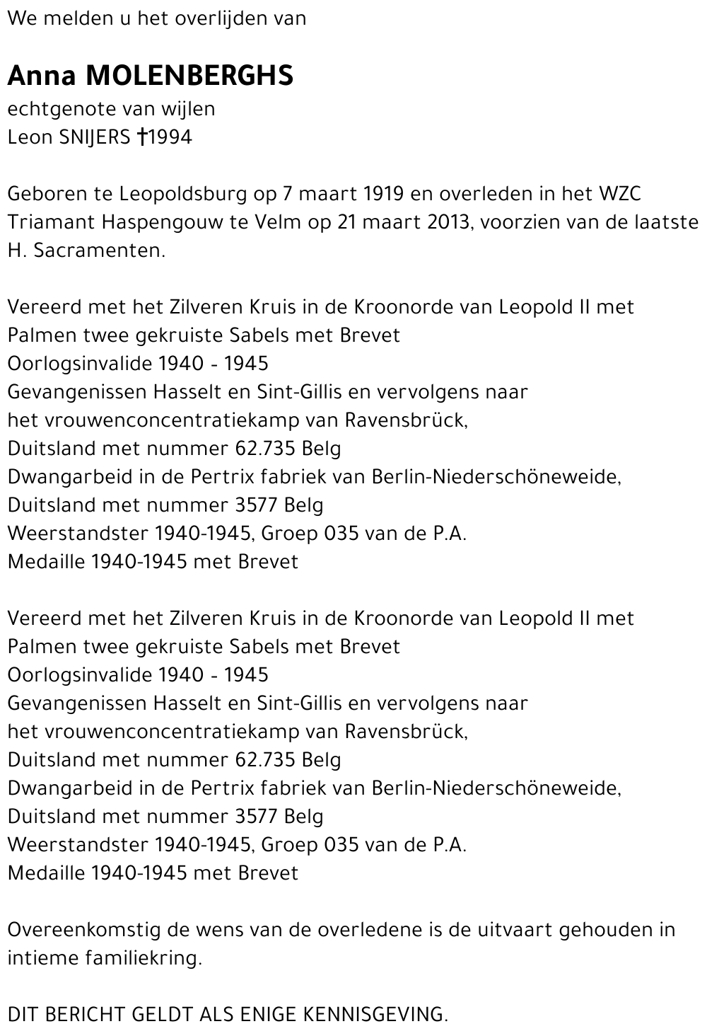 Anna MOLENBERGHS