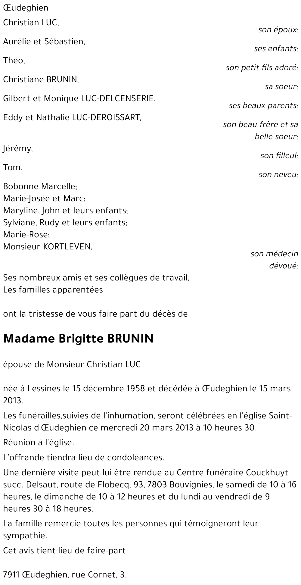 Brigitte BRUNIN