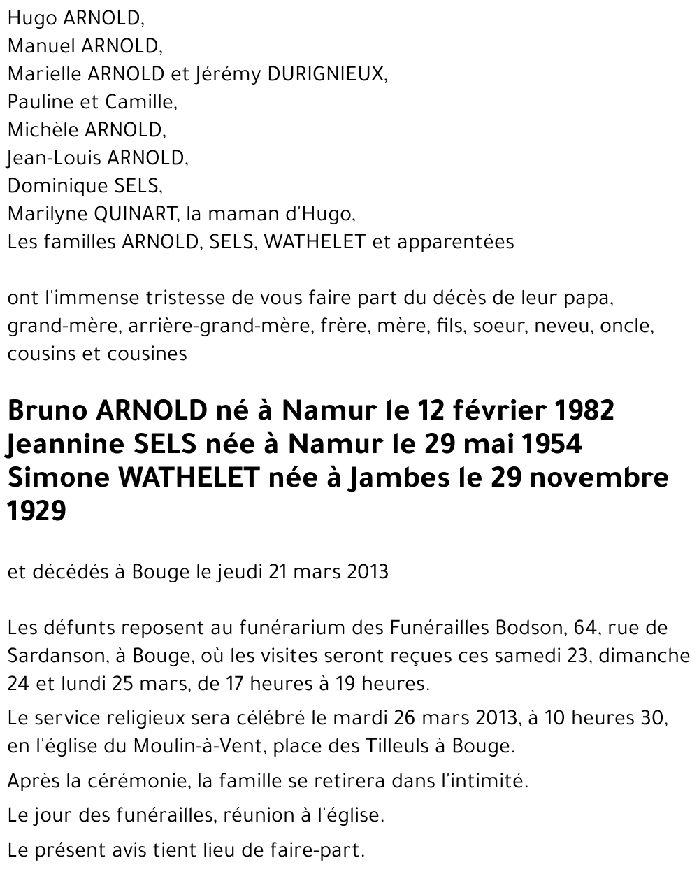 Bruno ARNOLD