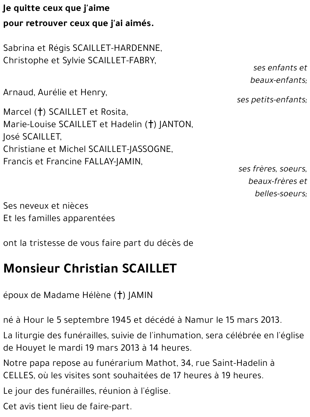 Christian SCAILLET