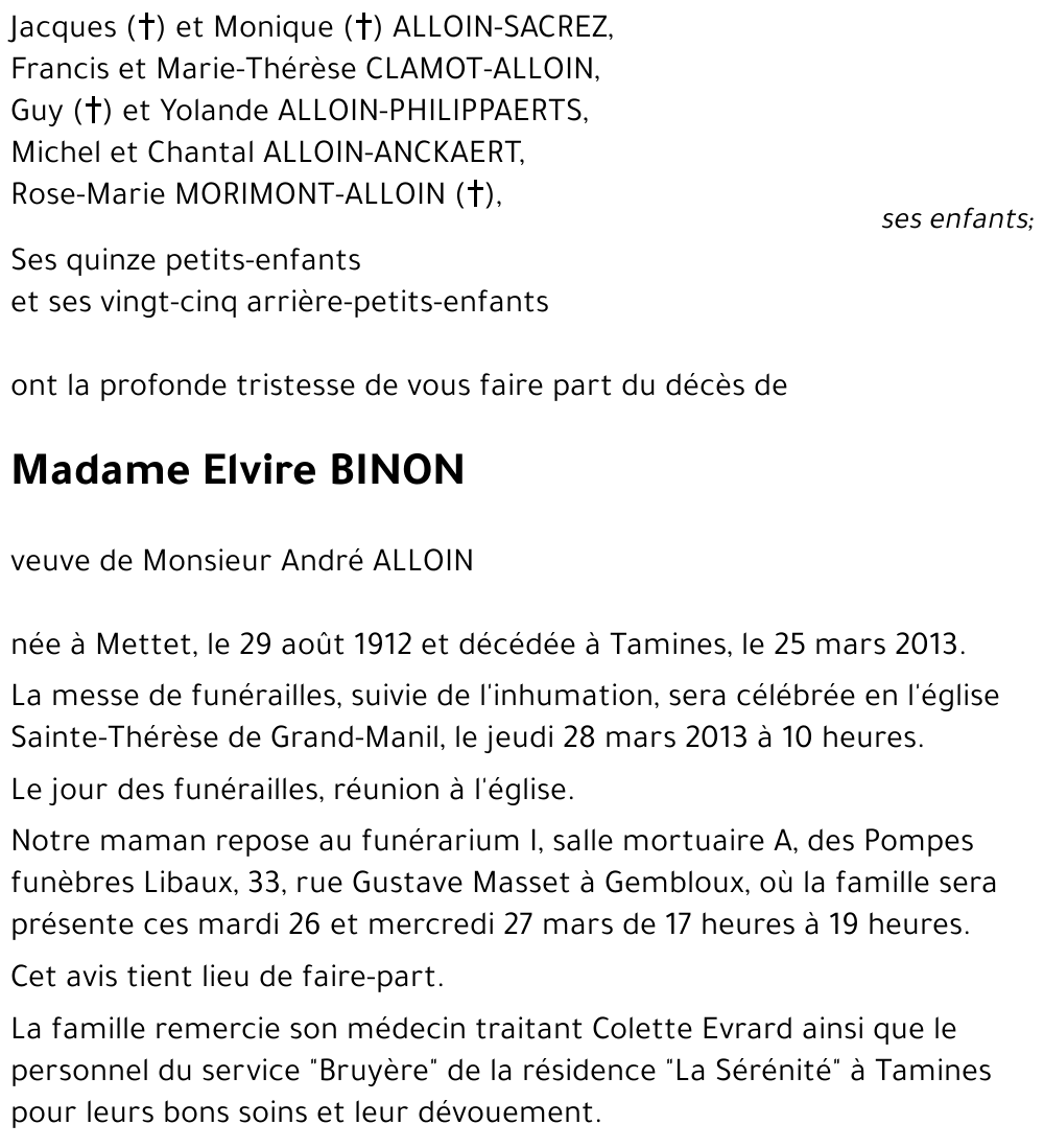 Elvire BINON