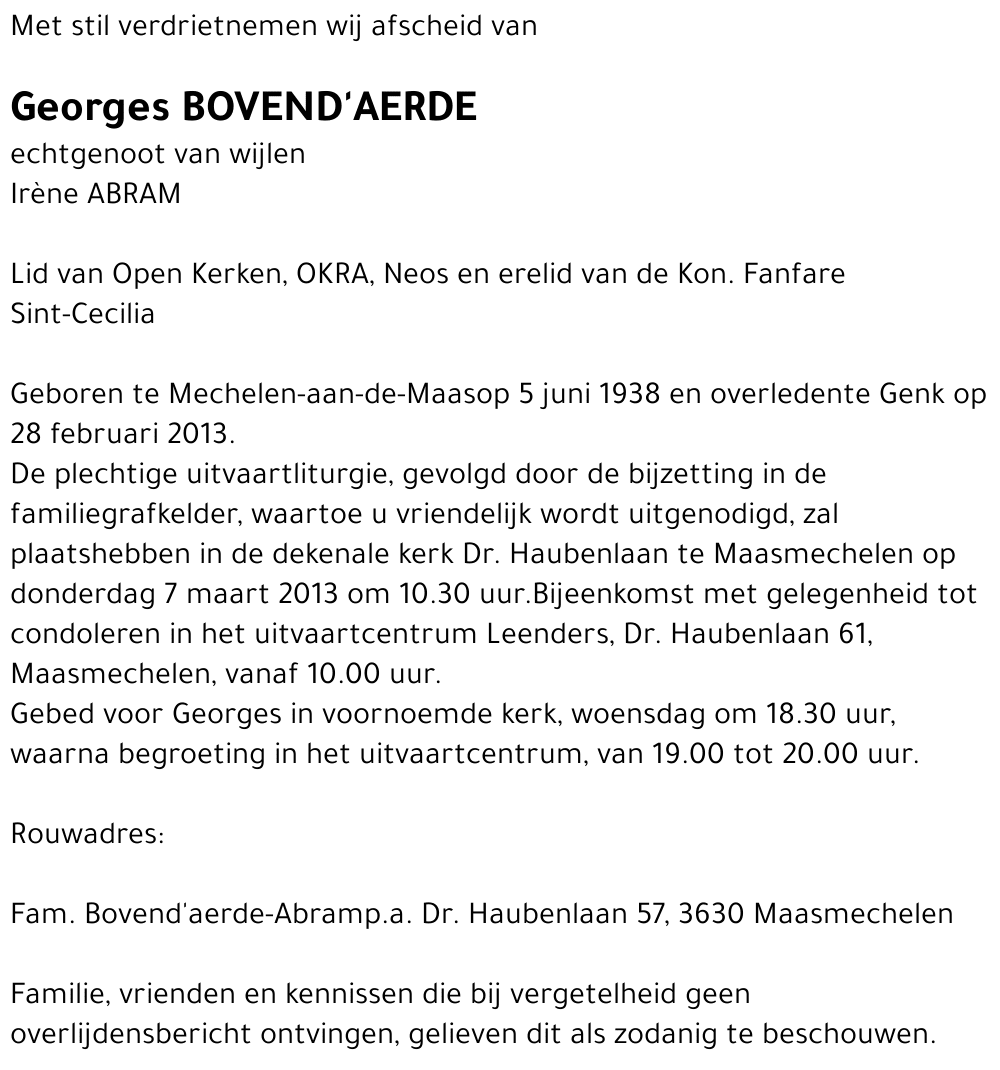 Georges Bovend'aerde