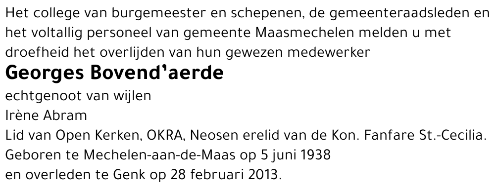 Georges Bovend'aerde