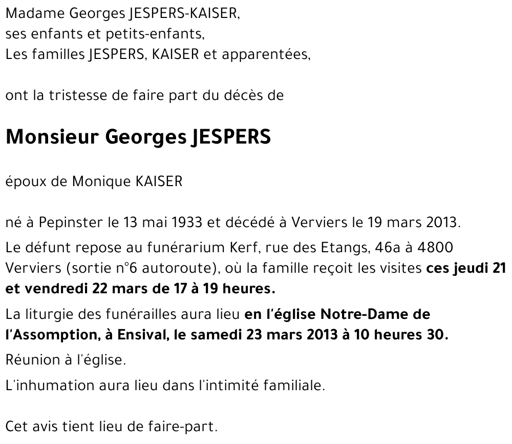 Georges JESPERS