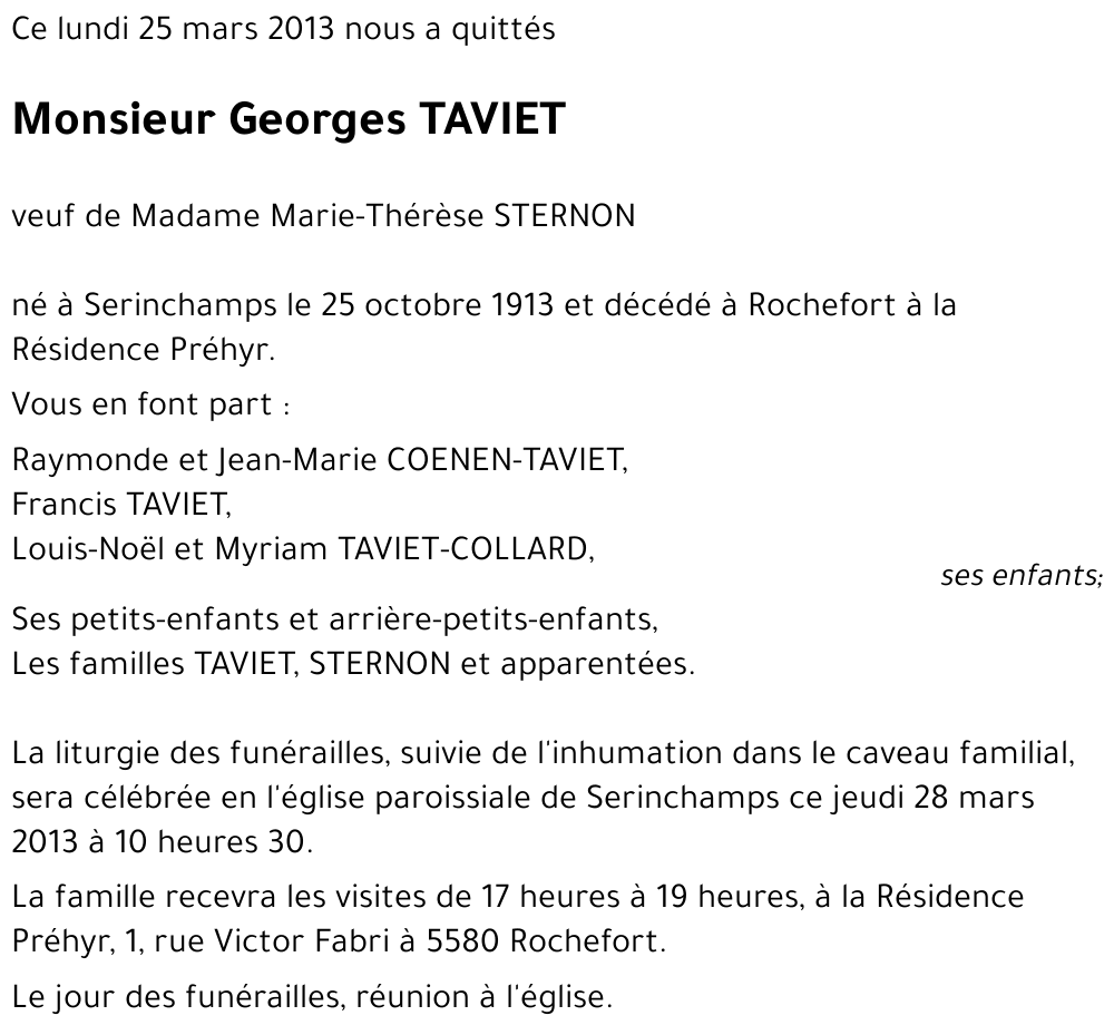 Georges TAVIET