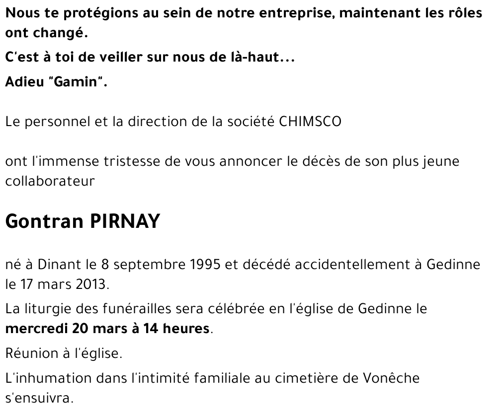 Gontran PIRNAY