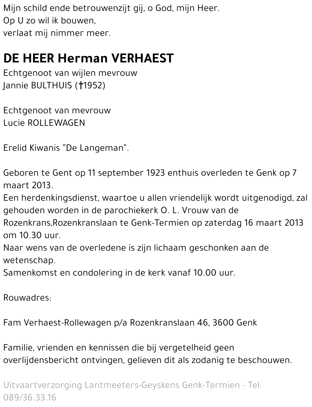 Herman VERHAEST