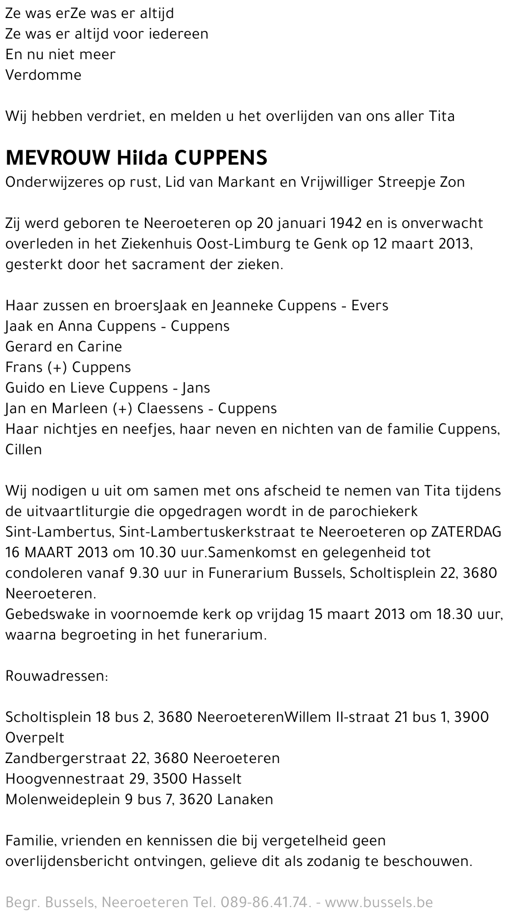 Hilda 'Tita' CUPPENS