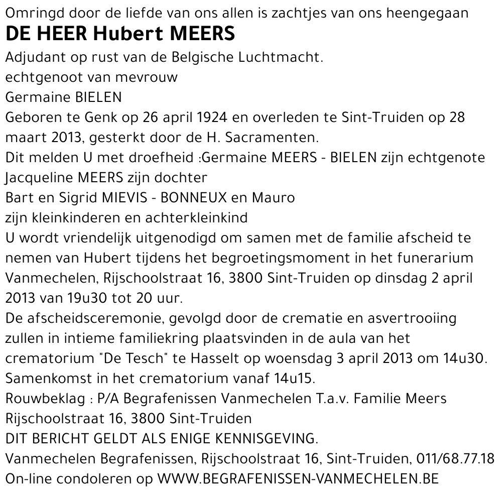 Hubert Meers
