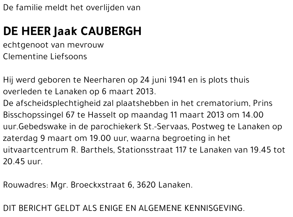 Jaak Caubergh