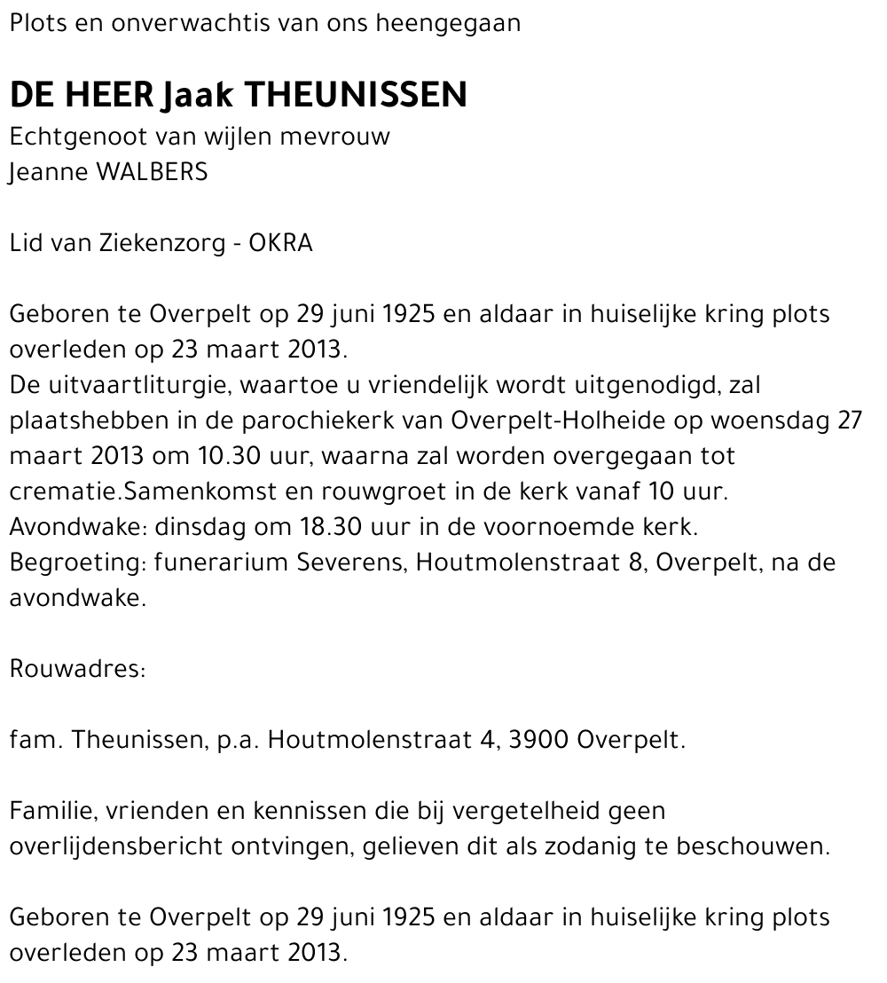 Jaak Theunissen