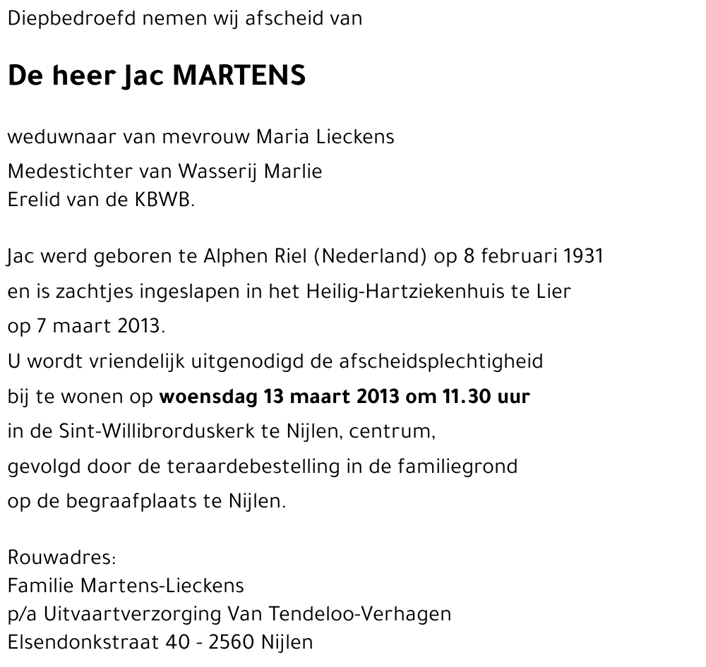 Jac Martens