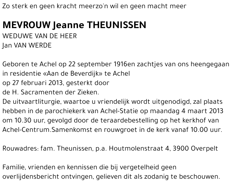 Jeanne Theunissen