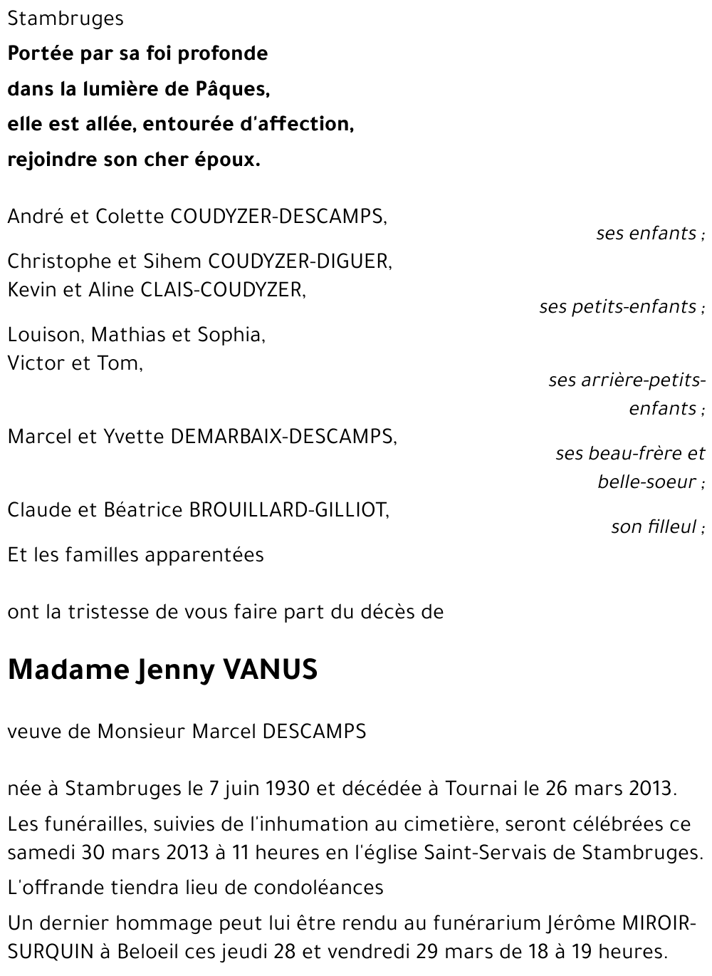Jenny VANUS