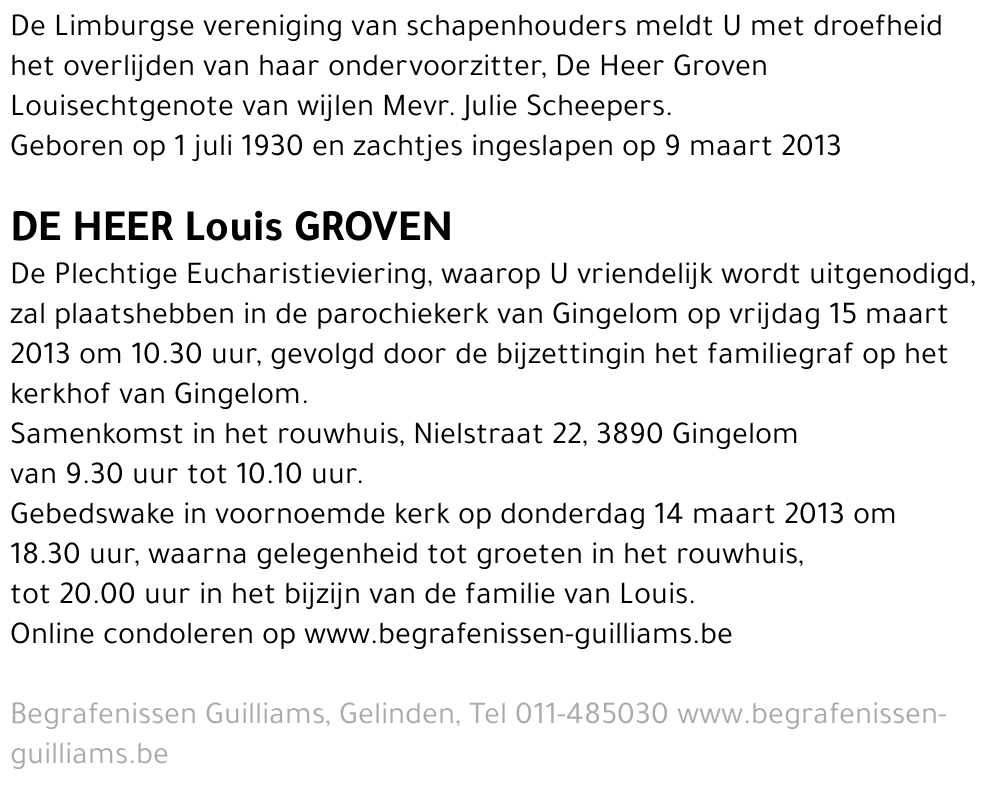 Louis GROVEN
