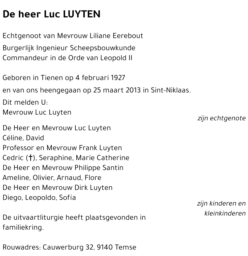Luc LUYTEN