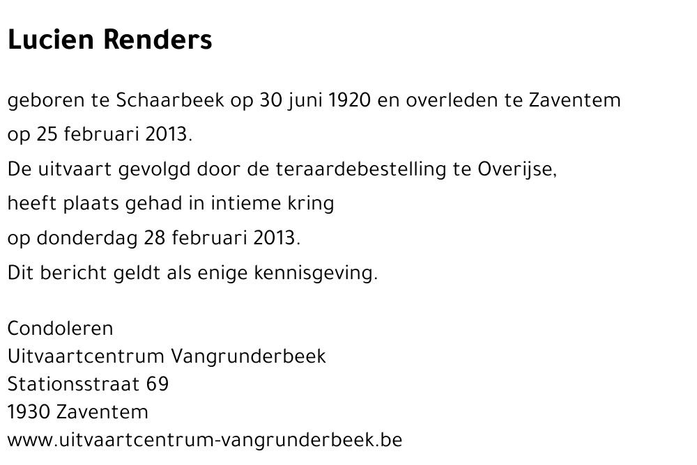 Lucien Renders