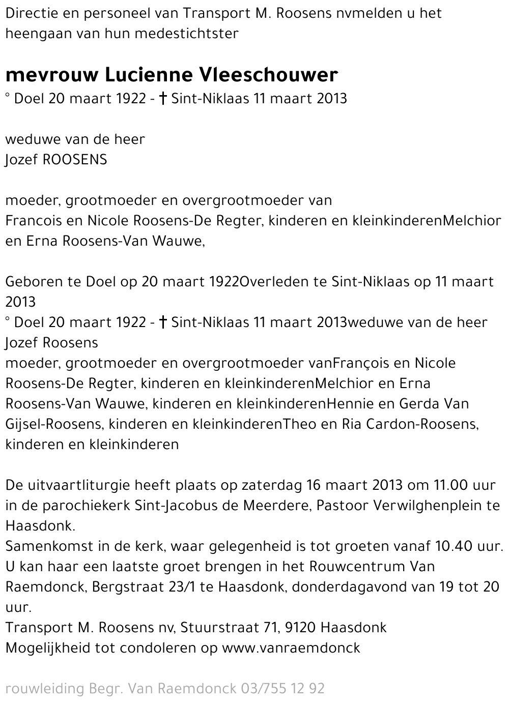 Lucienne Vleeschouwer